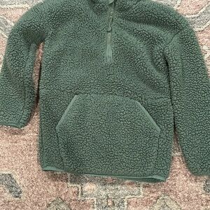 All in Motion Green Kids Sherpa Hoodie